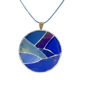 Gros collier rond casson (argent) :: Collection pastille