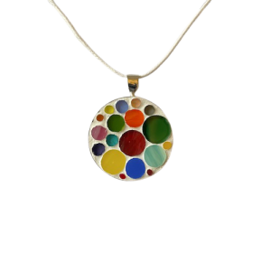 Collier rond (argent) :: Collection pastille