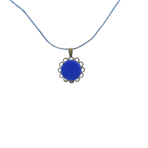 Collier petit rond dentelle (bronze/or) :: Collection basique
