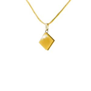 Collier micro losange (argent/or) :: Collection basique